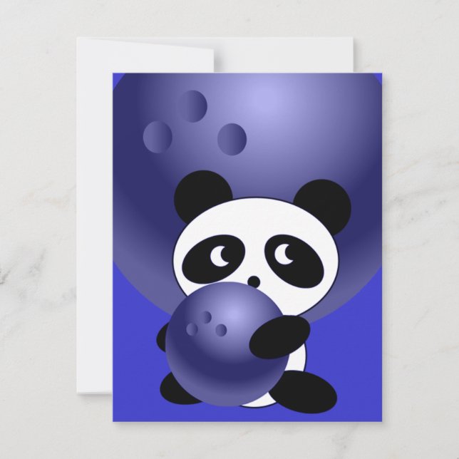 Invitations de Bowling Party personnalisables (Devant)