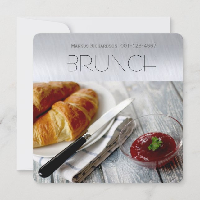 Invitations de brunch (Devant)