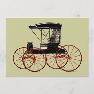 Invitations de buggies et de transports