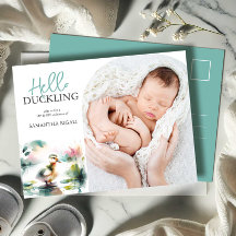 Invitations de canards Sip et voir Baby shower Boy