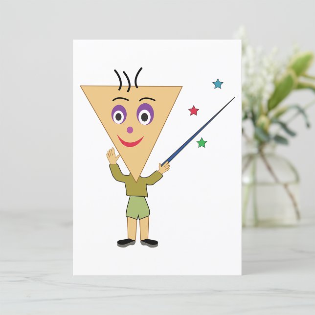 Invitations de caractères de tête triangulaire (Créateur téléchargé)