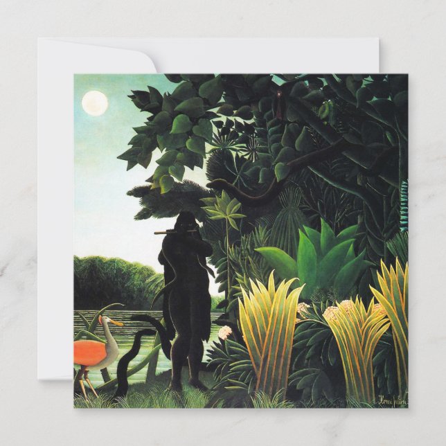 Invitations de charmeur de serpent de Henri (Devant)