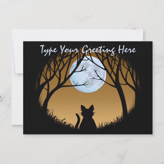 Invitations de chats gras Carte Amoureux des chats (Devant)