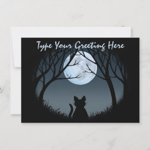 Invitations de chats gras Carte Amoureux des chats