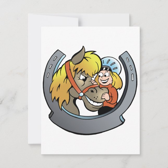 Invitations De Chevaux Et De cavaliers (Devant)