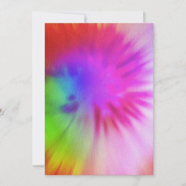 Invitations de colorant de cravate (Devant)