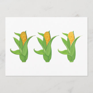 Invitations de Corn Cobs