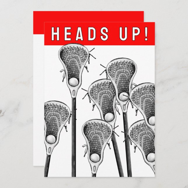 Invitations de crosse (Devant / Derrière)