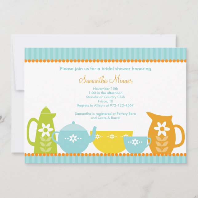 Invitations de cuisine amusante (Devant)