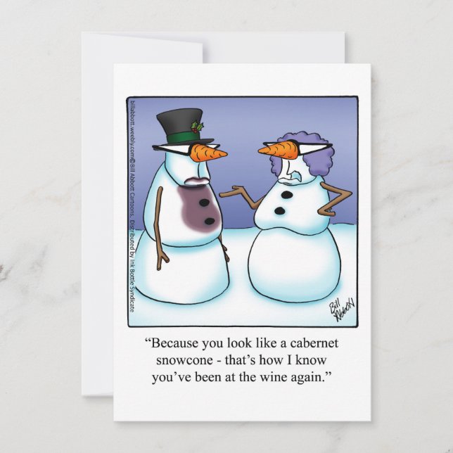 Invitations de dégustation de vin amusantes (Devant)