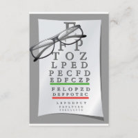 Invitations de diagramme d'optométriste