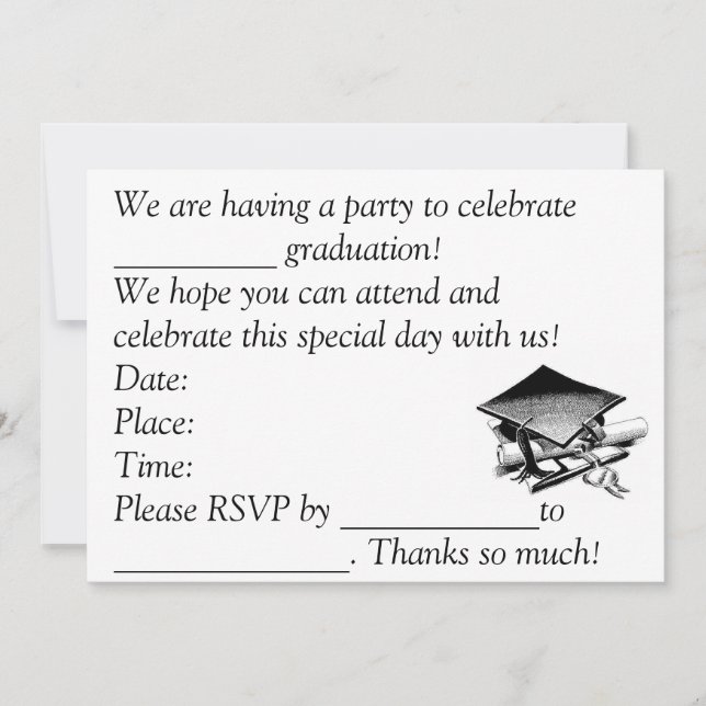 invitations de diplômes (Devant)