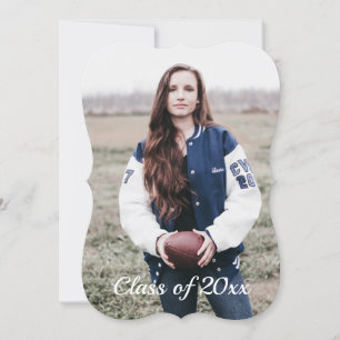 Invitations de diplômes photo : Feminine