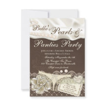 Invitations de douche de lingerie