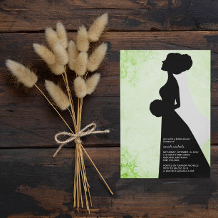 Invitations de douche nuptiale {Green}