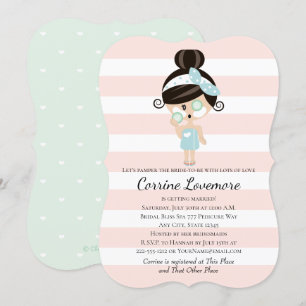 Invitations de douche nuptiale spa Asiatique