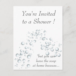 Invitations de douche - nuptiales ou bébé