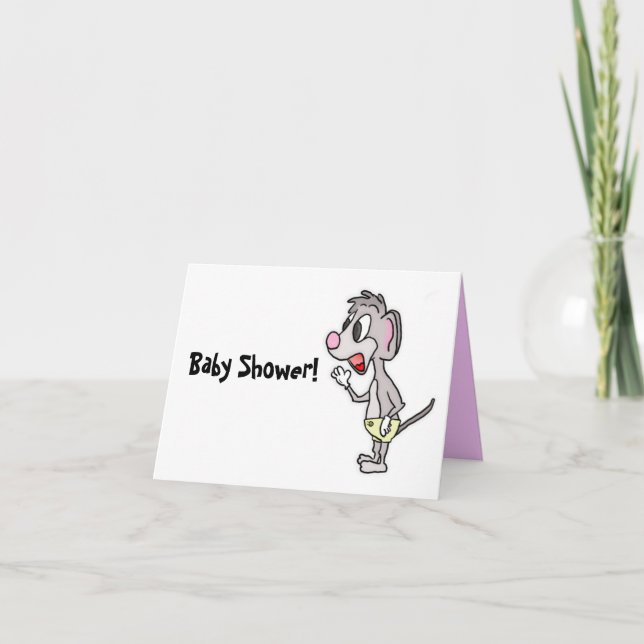 Invitations de douche pour bébé (Devant)