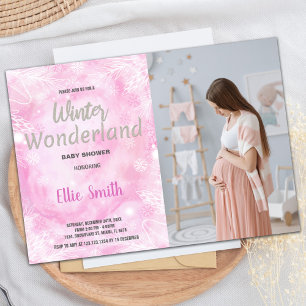 Invitations de douche pour bébé d'hiver Parties sc