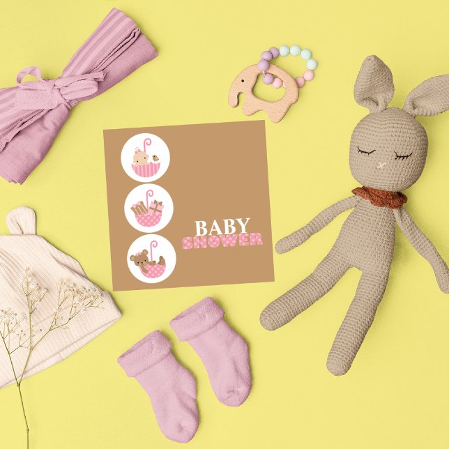 Invitations de douche pour bébé super mignonne (Créateur téléchargé)
