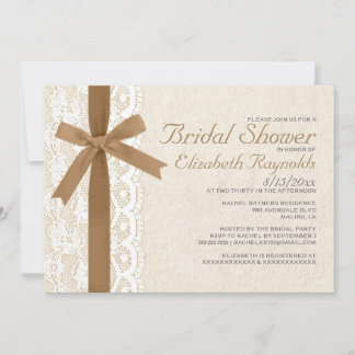 Invitations de douches nuptiales de race et de den