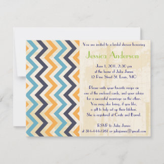 Invitations de douches nuptiales personnalisées
