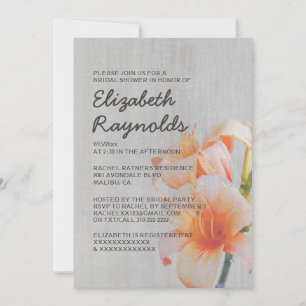 Invitations de douches nuptiales pour le tigre Vin