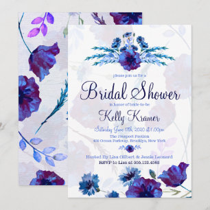 Invitations de douches nuptiales pour les papillon