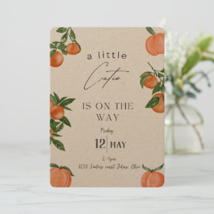Invitations de douches pour bébé