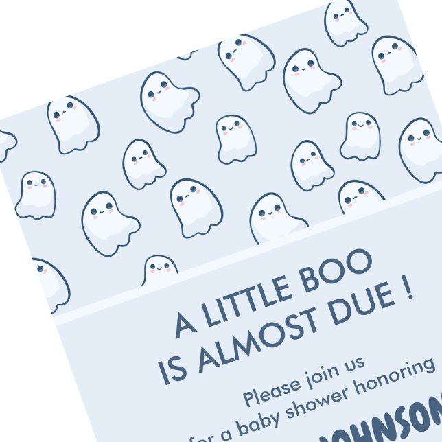 Invitations de douches pour bébé d'Halloween petit (Halloween-baby-shower-invitations-little-boo-1)