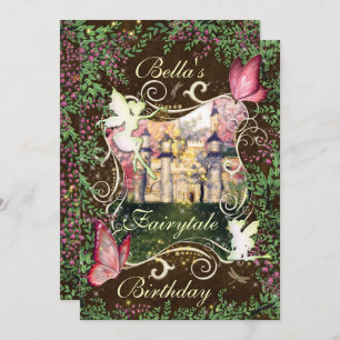 Invitations de Fairytale Forest Enchanted Party