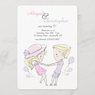 Invitations de fête d'anniversaire