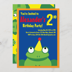 Invitations de fête d'anniversaire de l'enfant