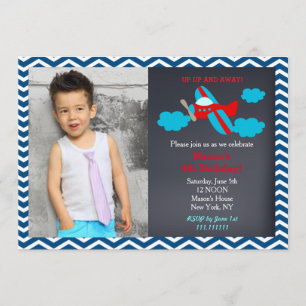 Invitations de fête d'anniversaire de photo