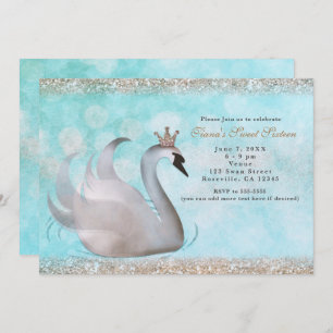 Invitations de fête d'anniversaire de princesse