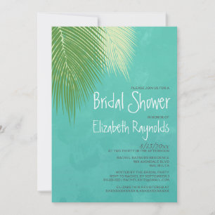Invitations de Fête de la mariée de destination de