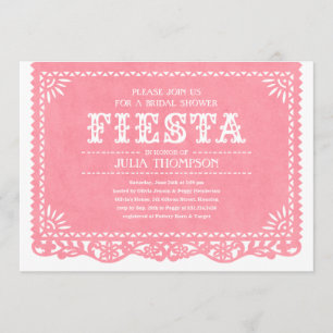 Invitations de Fête de la mariée de fiesta