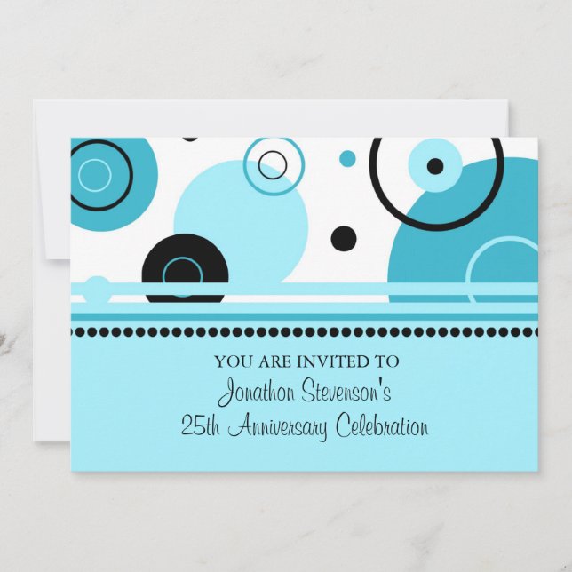 Invitations de fête de l'anniversaire de l'employé (Devant)