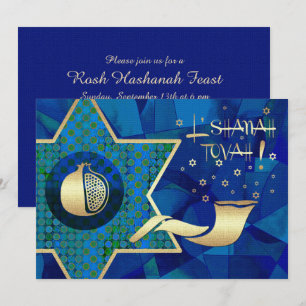 Invitations de fête de Rosh Hashanah personnalisée