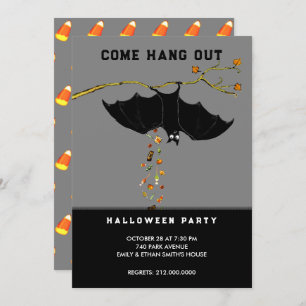 Invitations de fête d'Halloween