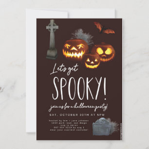 Invitations de fête d'Halloween