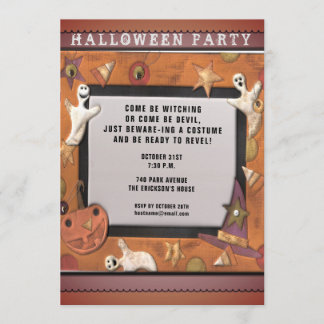 Invitations de fête d'Halloween
