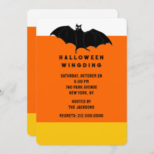 Invitations de fête d'Halloween