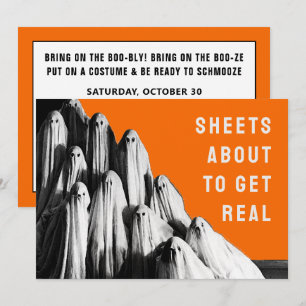 Invitations de fête d'Halloween pour adultes