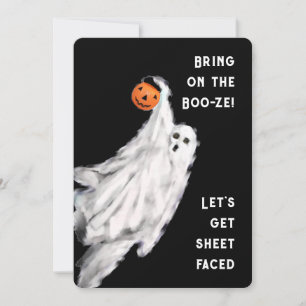 Invitations de fête d'Halloween pour adultes