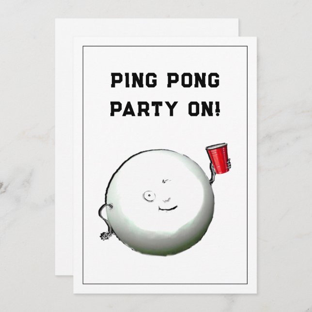 Invitations de fête du 21e anniversaire (Devant / Derrière)