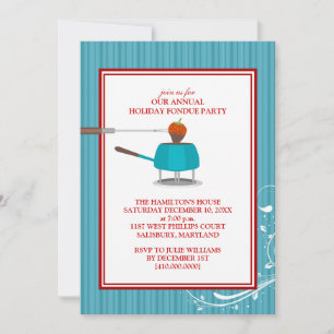 Invitations de Fêtes Fondue