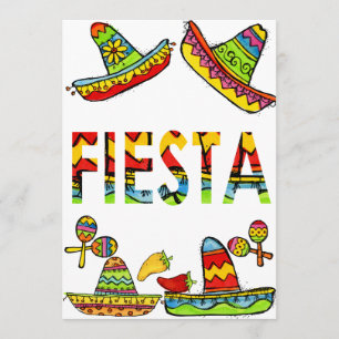 Invitations de Fiesta Cinco de Mayo mexicaines