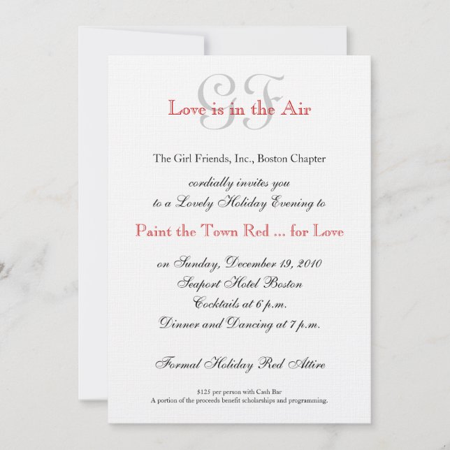 Invitations de filles amies de nuit (Devant)