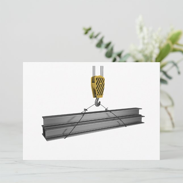 Invitations de filles de levage de grue (Créateur téléchargé)